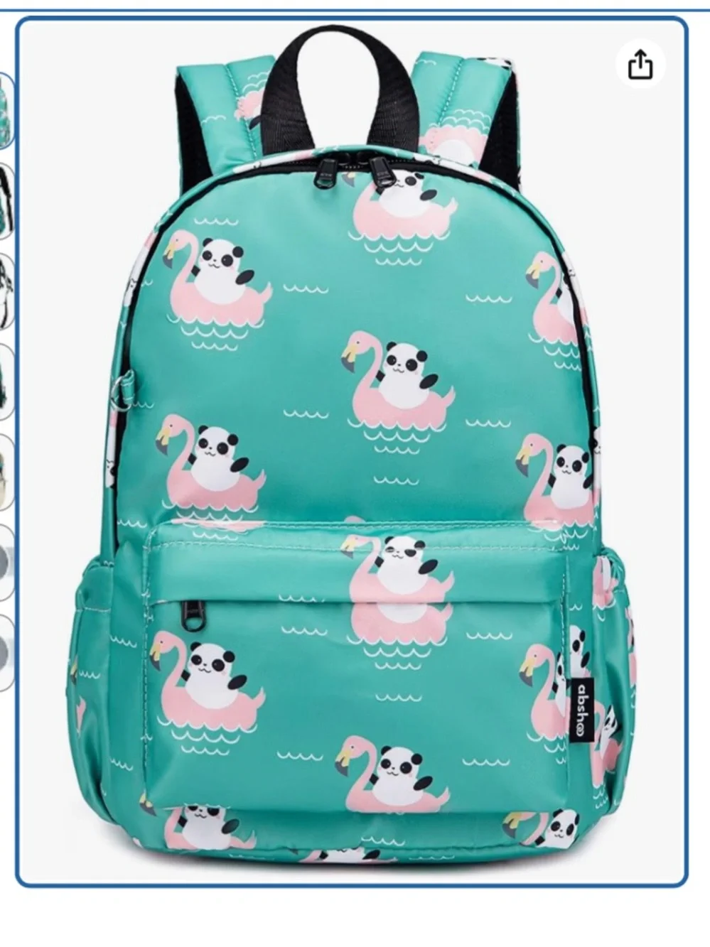 Toddler Vacation Set 🦩 Panda Flamingo Backpack